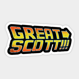 Great Scott! Sticker